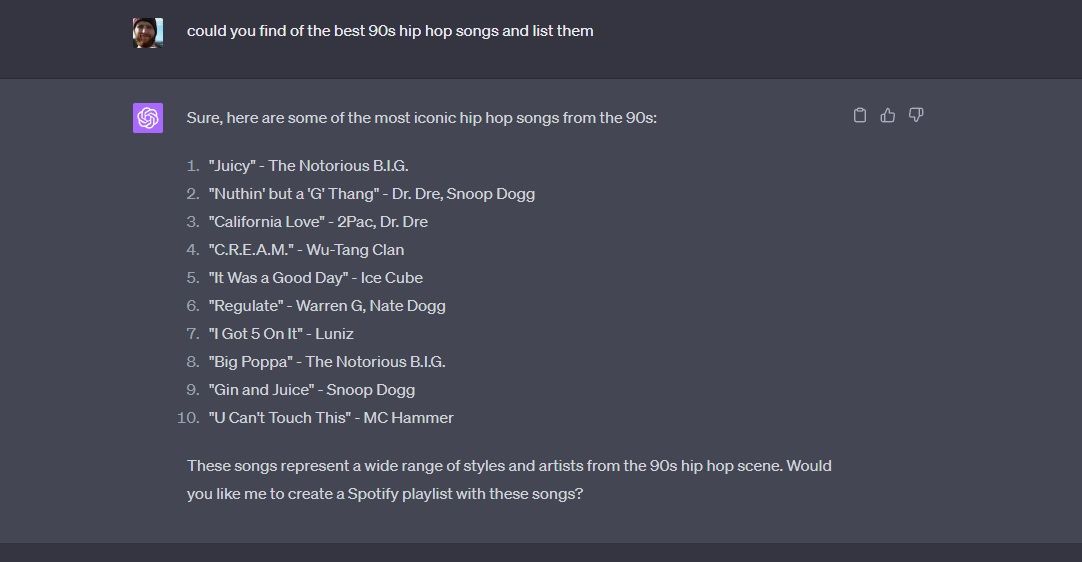 предложения треков PlaylistAI