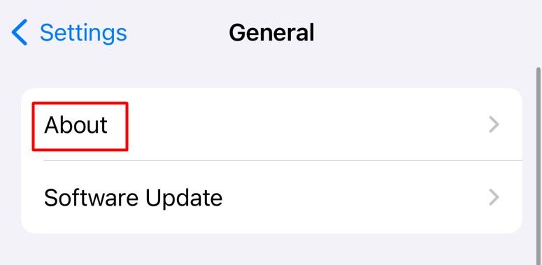 Пункт «Об этом устройстве» в Настройках.