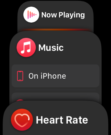 Демонстрация Dock на Apple Watch