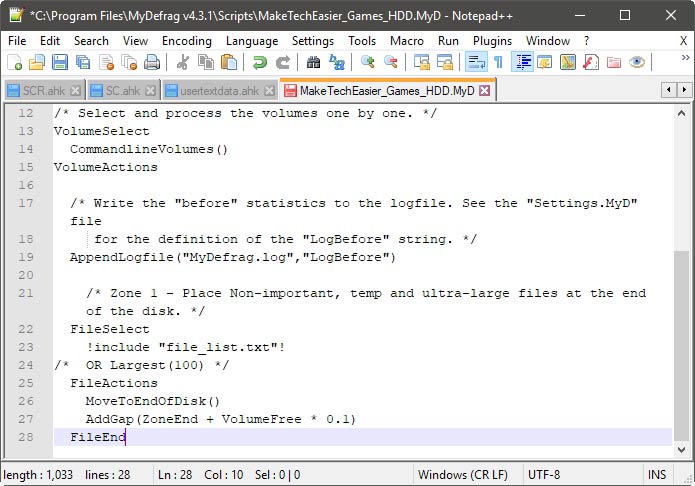 Схема зон на поверхности HDD