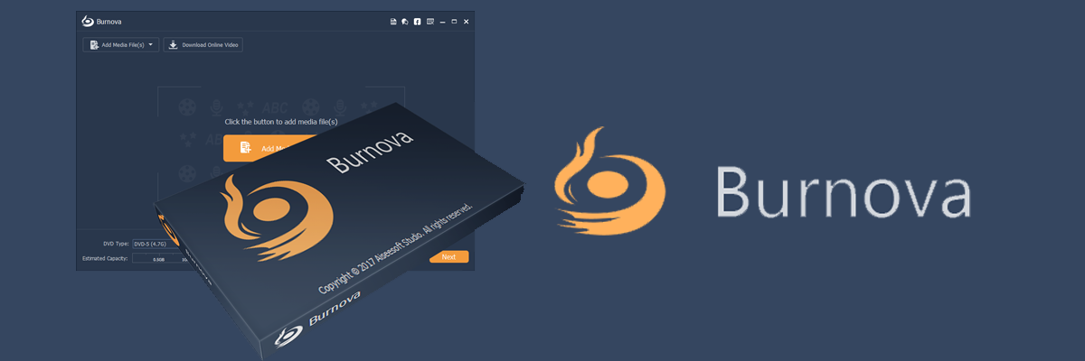 Интерфейс Aiseesoft Burnova при подготовке видео к записи