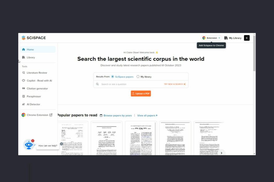 SciSpace Copilot: руководство по использованию