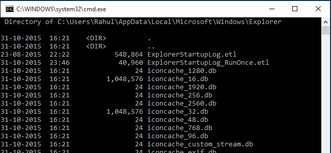 Восстановление кэша иконок в Windows 10