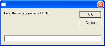 Запрос имени сервиса в скрипте