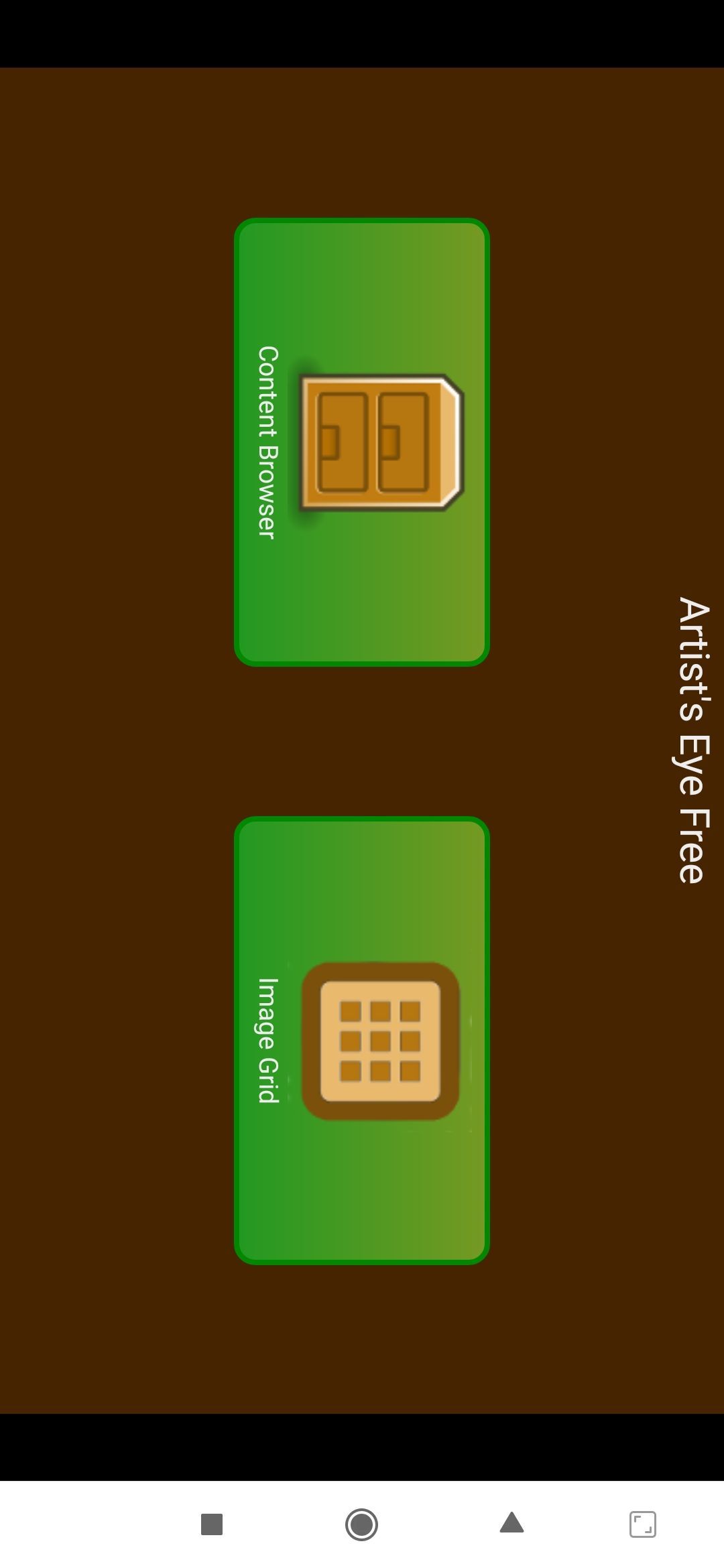 Выберите фотографию из галереи, чтобы создать виртуальный трафарет в Artist's Eye