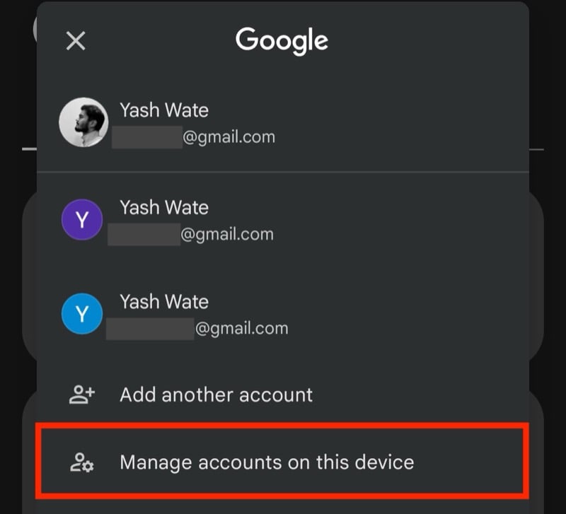 Управление аккаунтами на устройстве в настройках Pixel
