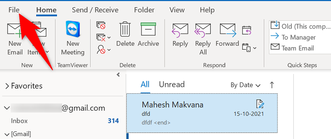 Выйти из Outlook на всех устройствах