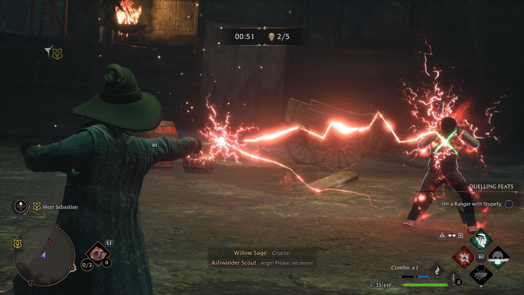 Арена Dark Arts в Hogwarts Legacy