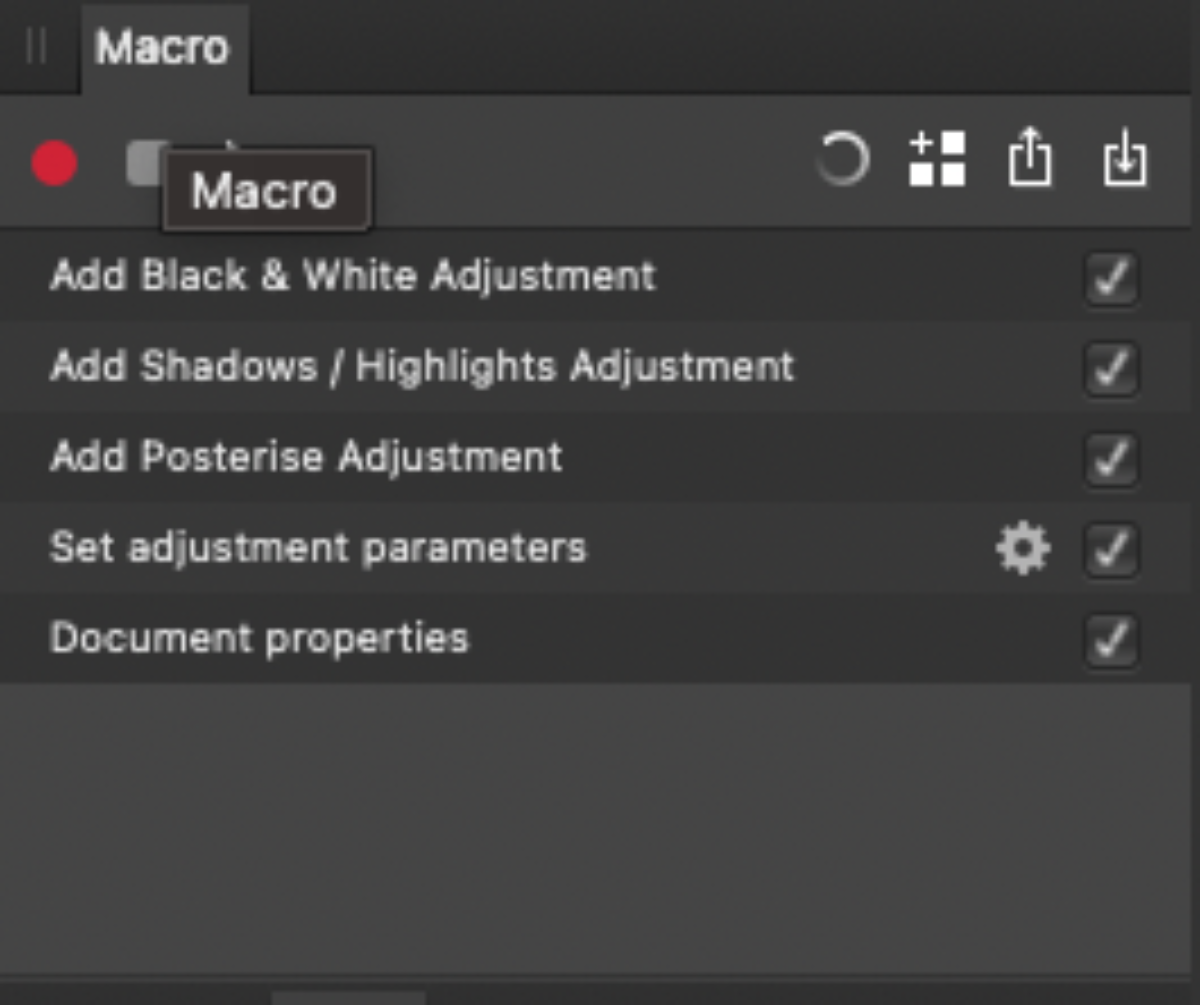 affinity photo sample macro