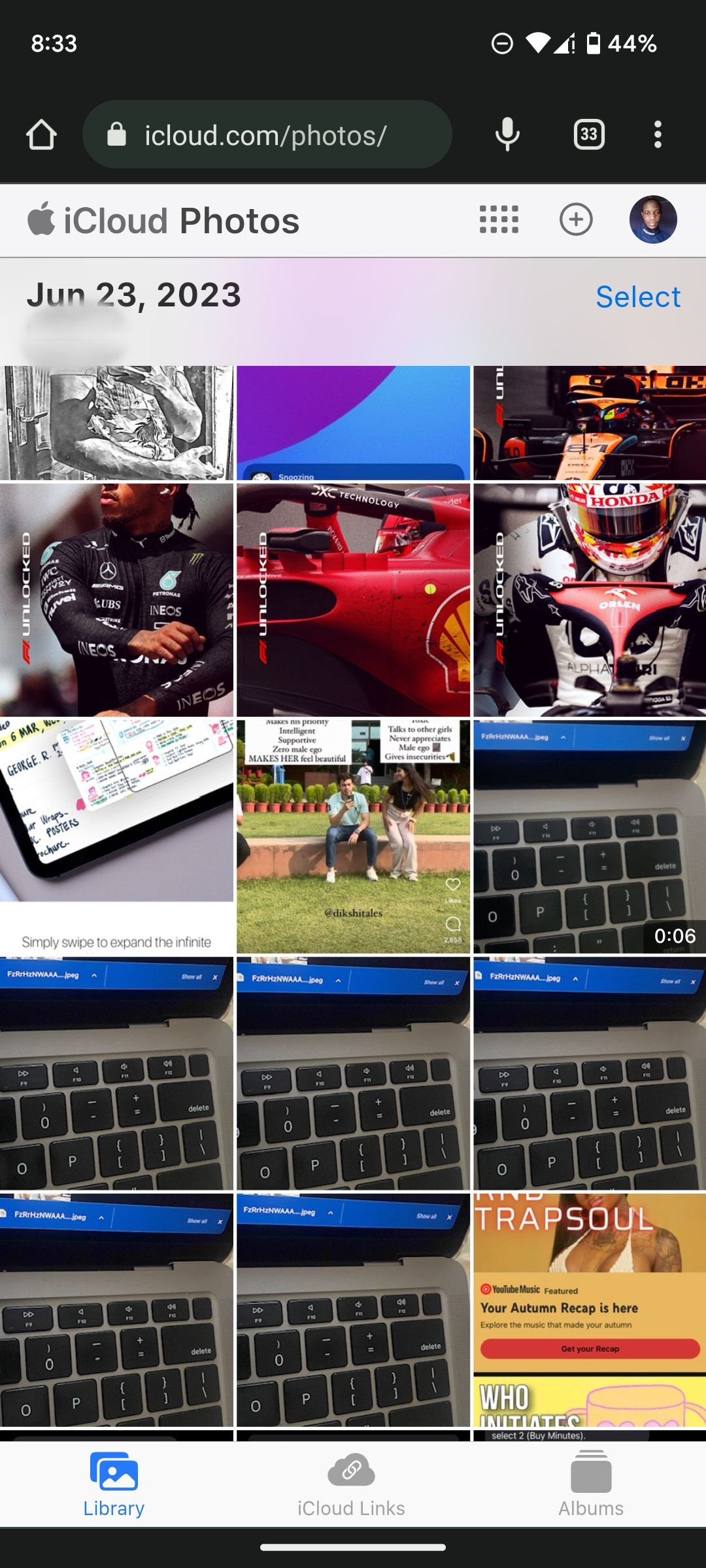 Просмотр iCloud Photo в вебе