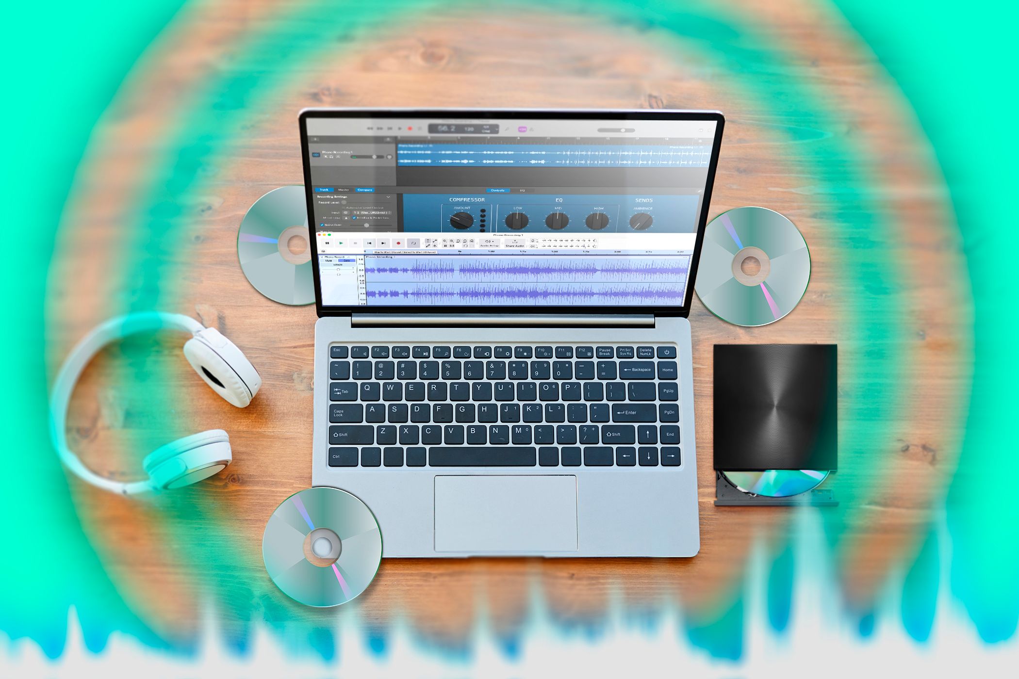 Оцифровка аналоговой музыки: GarageBand и Audacity