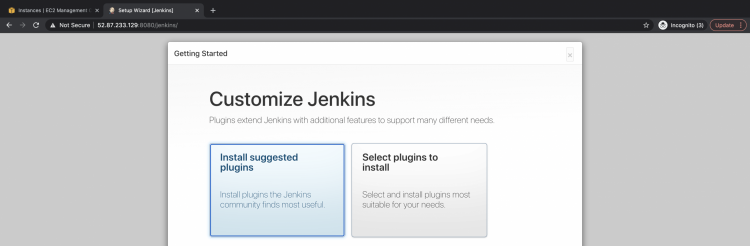 Установка рекомендованных плагинов Jenkins