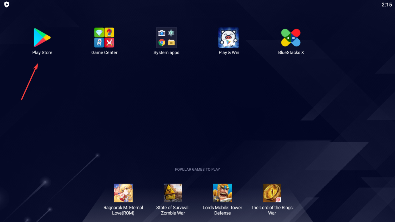 Google Play внутри эмулятора