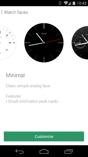 Кастомизация циферблата Moto 360