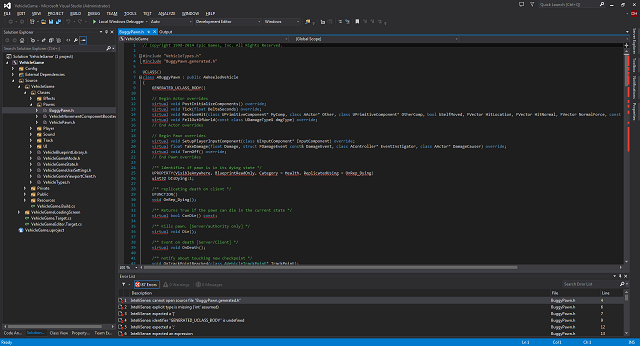 Screenshot esempio di UI adattiva