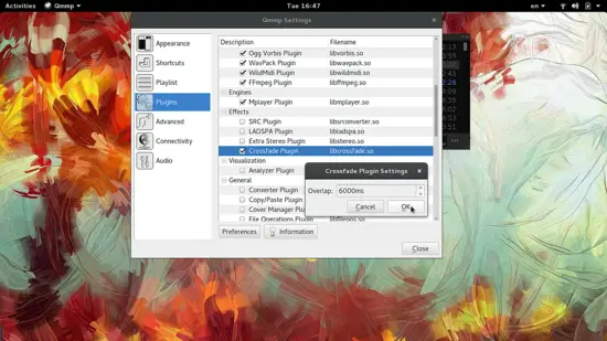 Настройка кроссфейда
