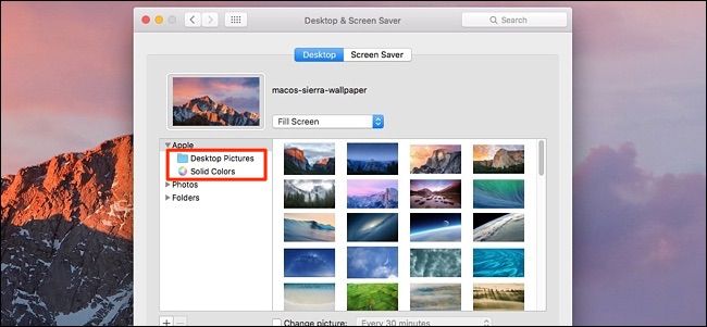 Выбор изображений из Фото (iCloud Photo Library) для фона рабочего стола