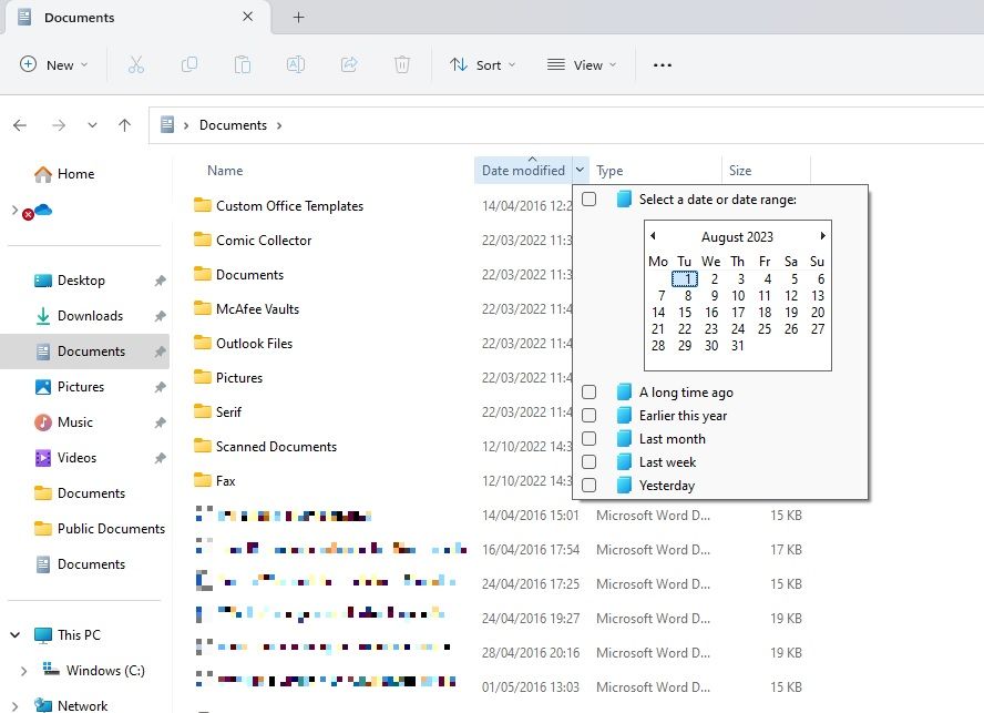 проверка времени последнего изменения файлов