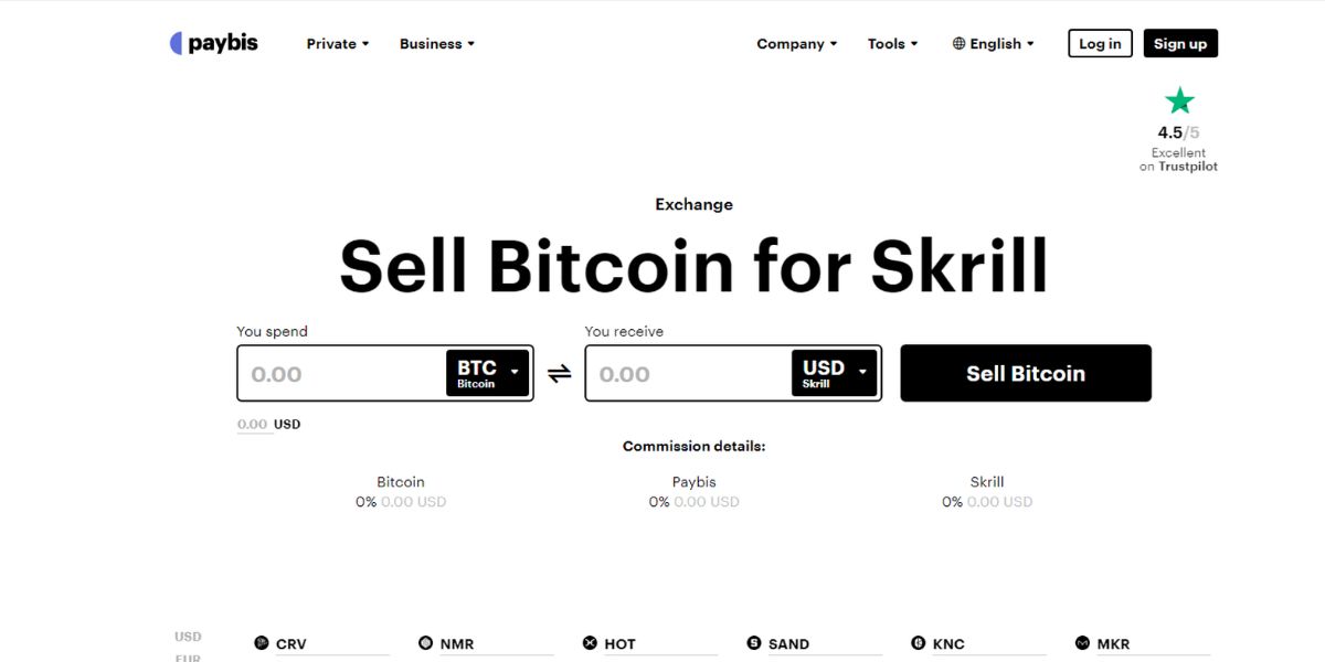 Платформа обмена Paybis