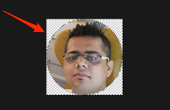 Круговое изображение на прозрачном фоне в Photoshop