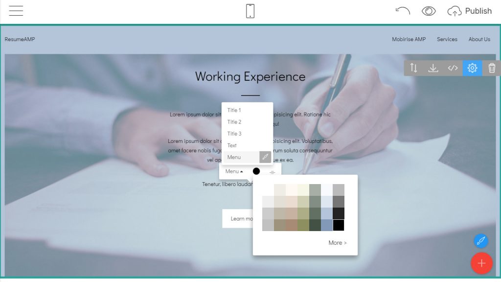 Иллюстрация поддержки Bootstrap и AMP