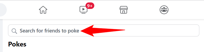 Найдите друга, которого хотите тыкнуть.