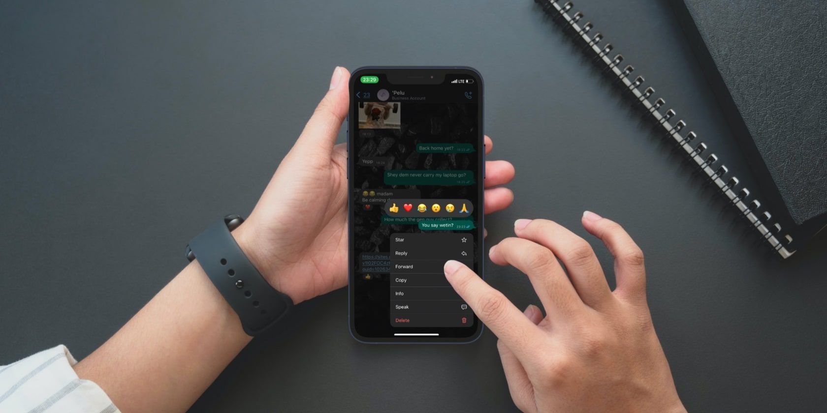 WhatsApp как зашифрованный блокнот — отправляйте себе