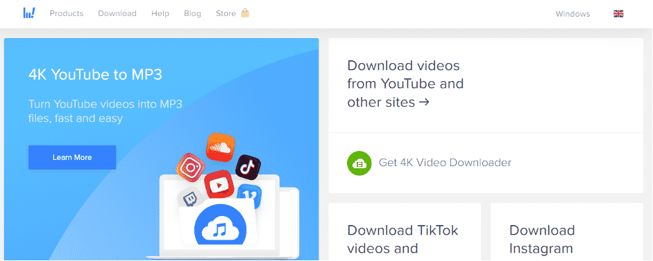 Процесс скачивания приложения 4K Video Downloader