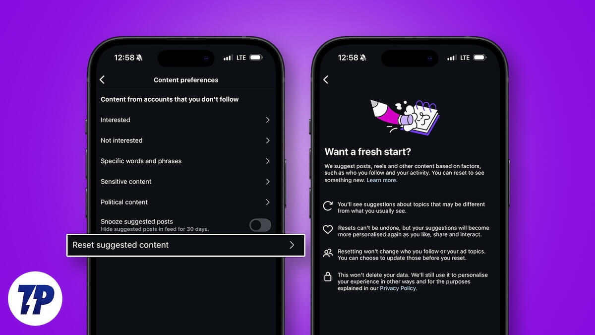 Сброс ленты Instagram: как очистить рекомендации