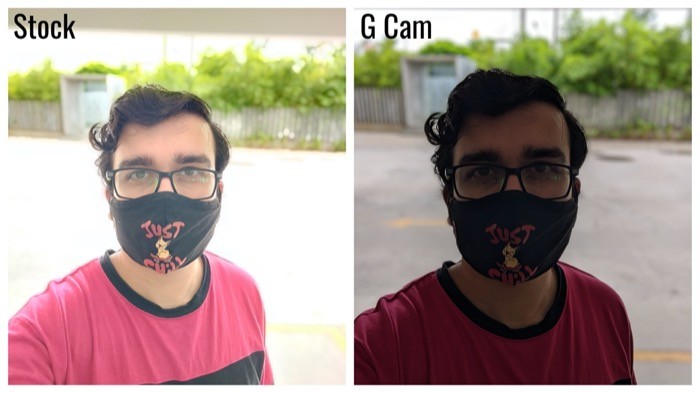 Сравнение снимка OnePlus Nord — пример 2