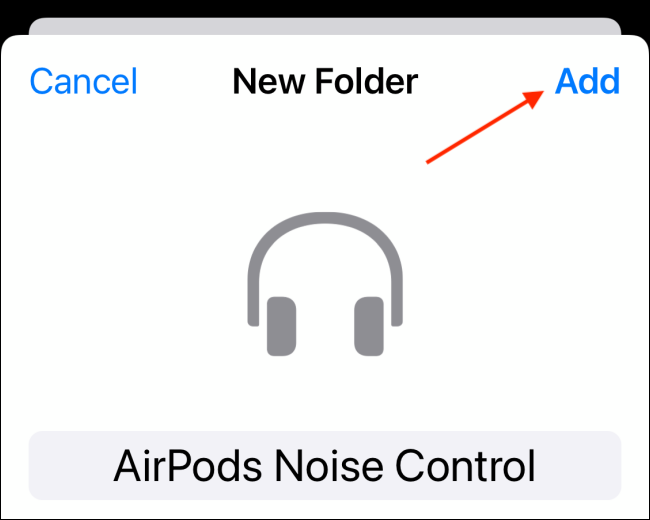 Name Folder and Tap Done