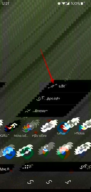 Set Custom Icons Android Nova Edit