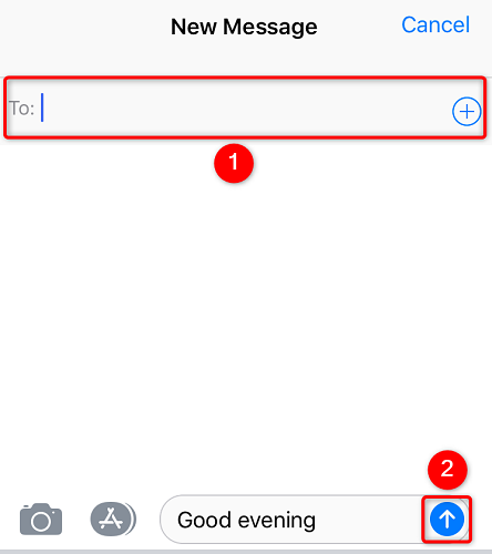 Укажите получателя и нажмите «Отправить».