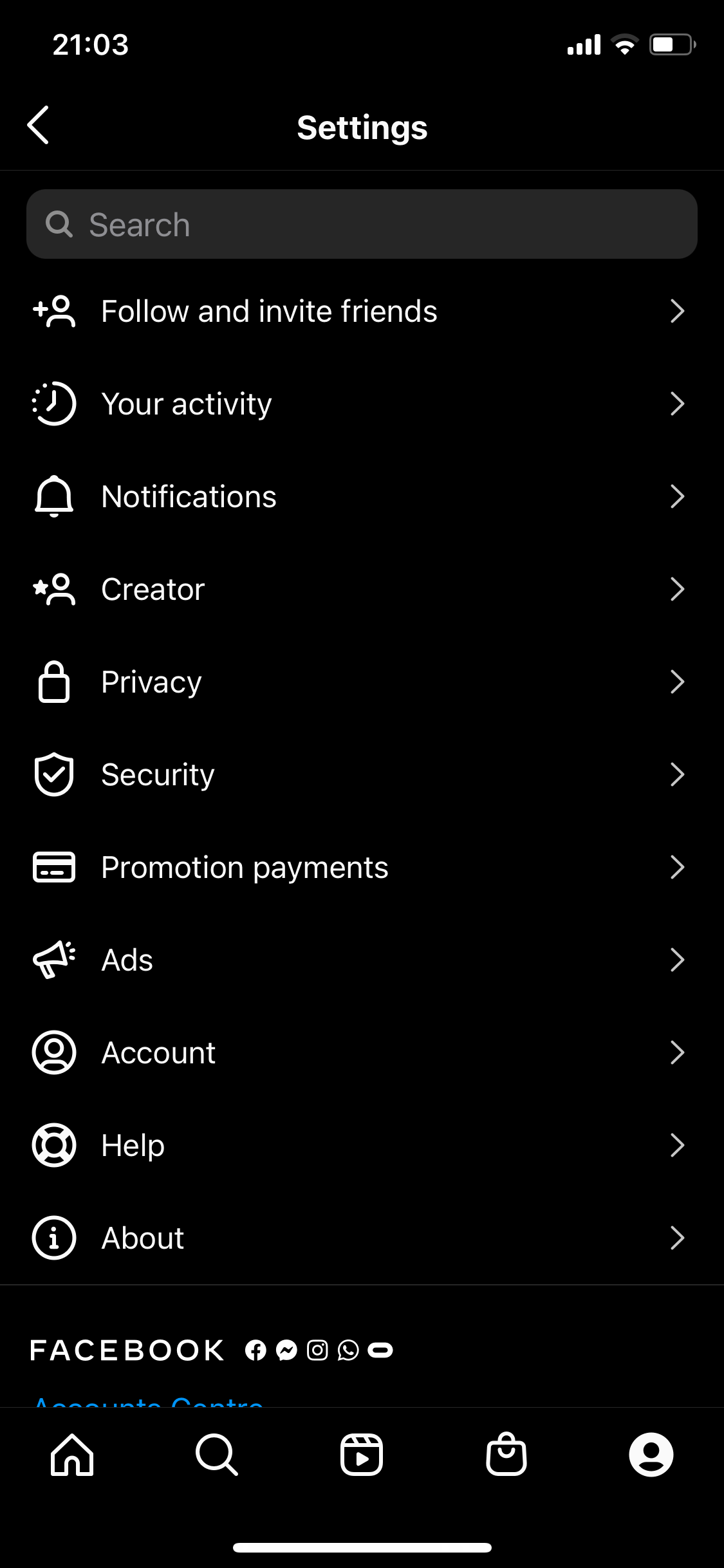 Настройки конфиденциальности Instagram для Reels