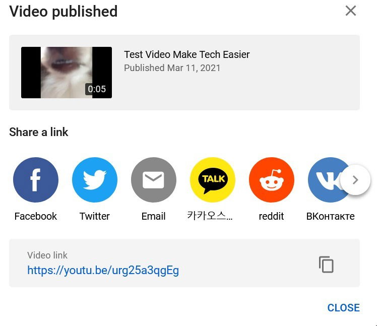 Кнопки шаринга и взаимодействия после публикации