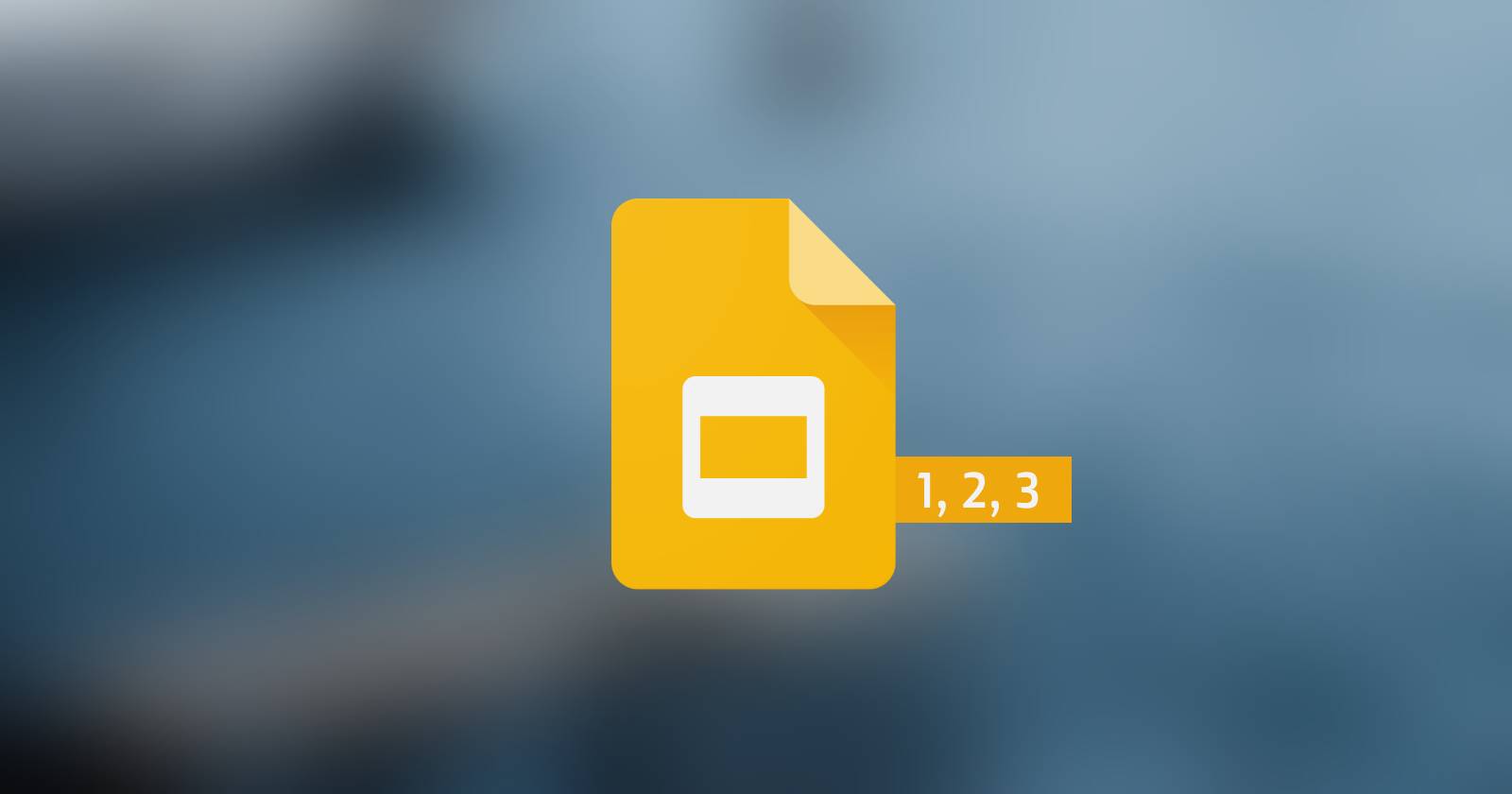 Нумерация слайдов в Google Slides