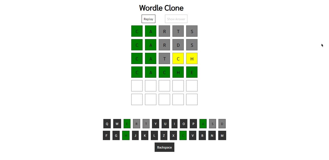 Готовая игра Wordle в браузере