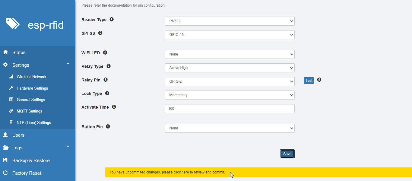 Сохраните изменения и перезагрузите устройство