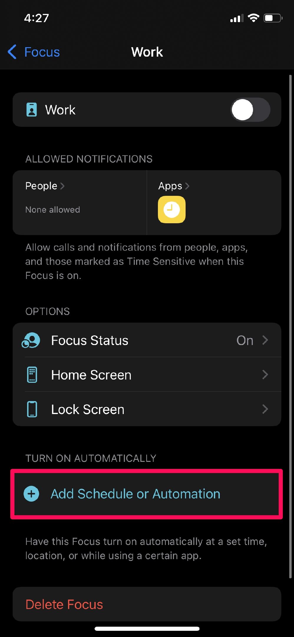 Планирование и автоматизация режима Фокус на iPhone