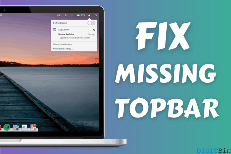 Восстановить верхний бар Wingpanel в Elementary OS