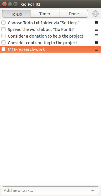 Задача добавлена в список