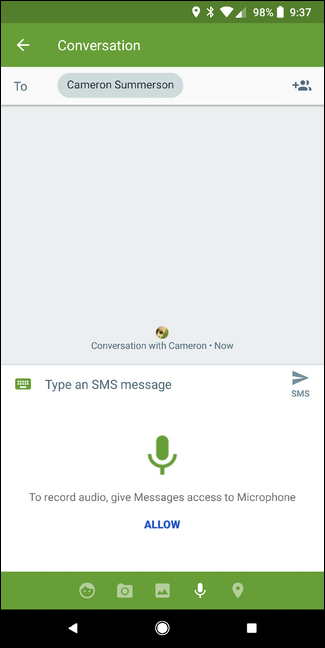 Запрос разрешения на запись аудио в Android