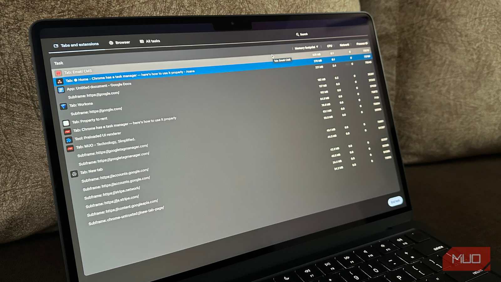 Диспетчер задач Chrome — найти и завершить тяжёлые процессы
