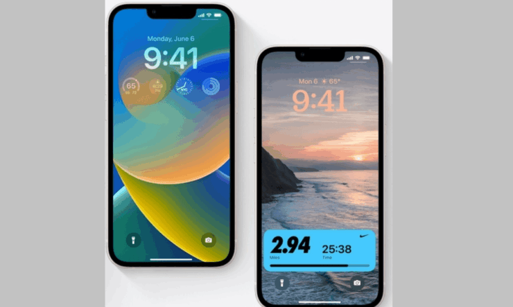 Удалить виджеты с экрана блокировки iPhone