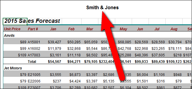 Как набрать амперсанд в колонтитулах Excel