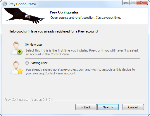 Настройка сервиса для поиска утерянного ноутбука