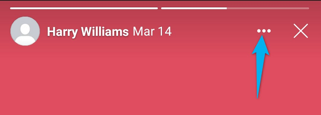 Три точки для управления отдельным элементом в архиве истории.