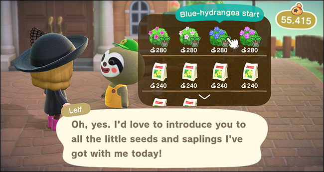 Leif's Garden Shop Selection