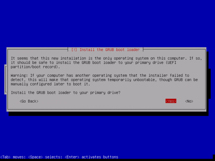 Установка GRUB в MBR