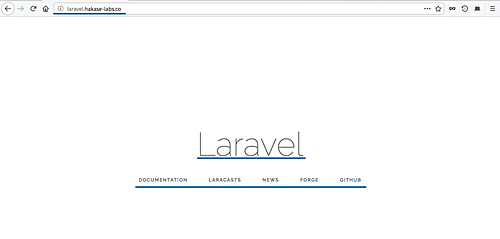 Laravel успешно установлен